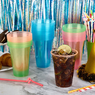 12oz/ 16oz Neon Colors Blacklight PP Plastic Cups - Parties & Blacklight Events - Lilymicky - JOLLYCHEF