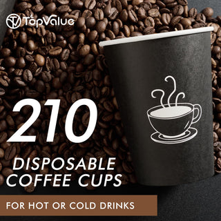 4oz Black Coffee Patterns Paper Dessert Cups - Cupcake & Party - TV TOPVALUE - JOLLYCHEF