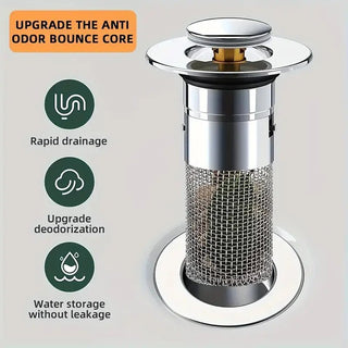 Anti - Clog Brass Core Sink Stopper - Bathroom & Bathtub - MUCHII - JOLLYCHEF