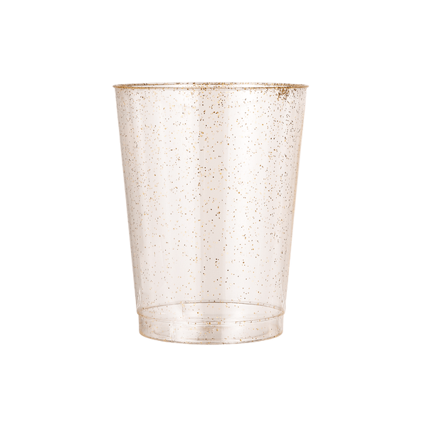 10 oz/12 oz/14 oz Bulk Glitter Cups | Case Tumblers for Wine, Whiskey, Cocktails | Heavy-Duty Plastic | Restaurant Supply