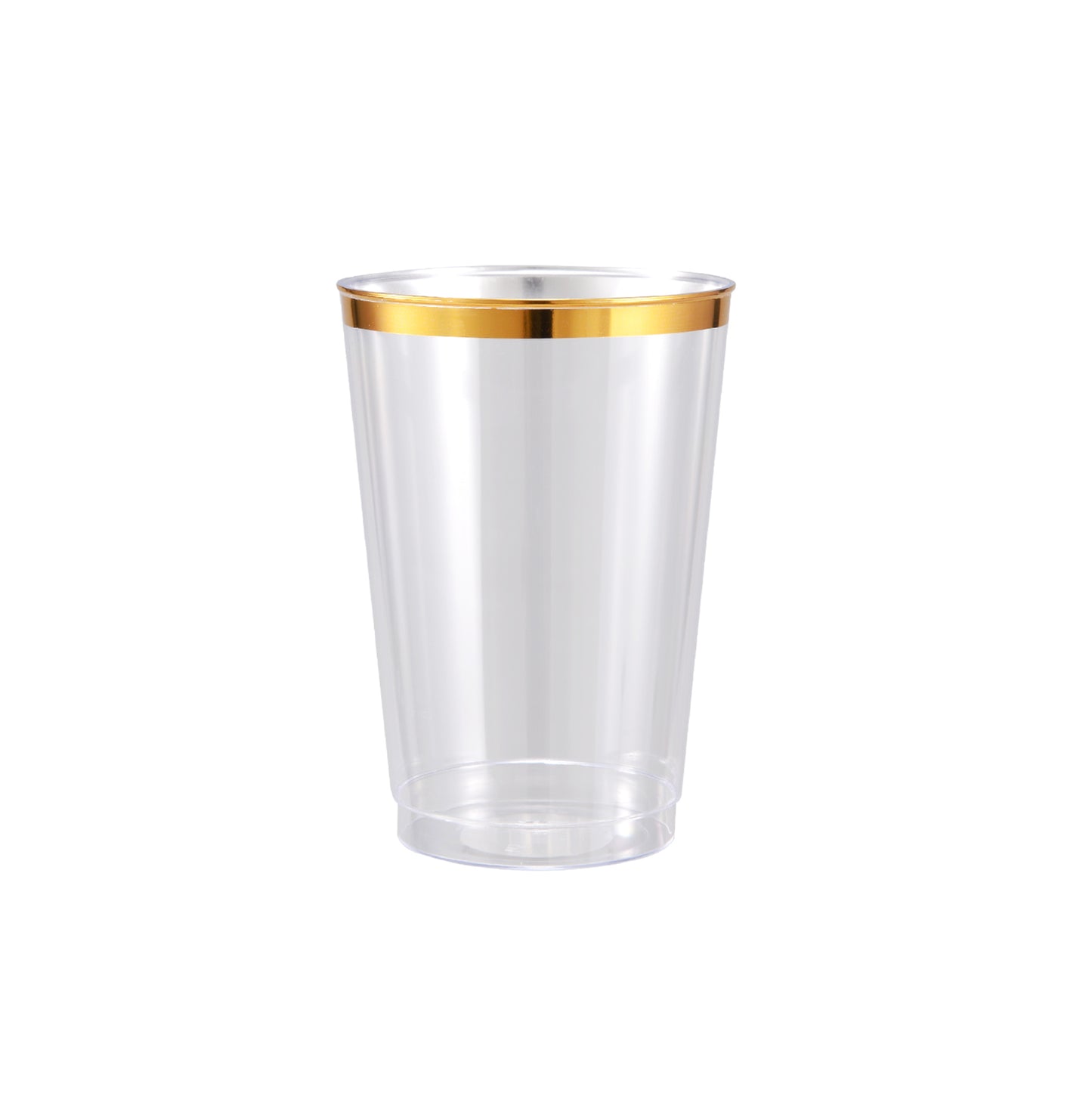 Gold&Rose&Silver Rim Plastic(PS) Cups