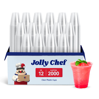 12oz/ 16oz/ 20oz Clear Plastic Beer Cups - Party & Weddings - Jolly Chef - JOLLYCHEF