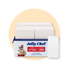 Jolly Chef linen-feel paper disposable hand towels, 17x12 inch, 2000 carton.