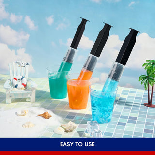 2oz Black Shot Syringes - Halloween Party & Jelly Shot - Jolly Chef