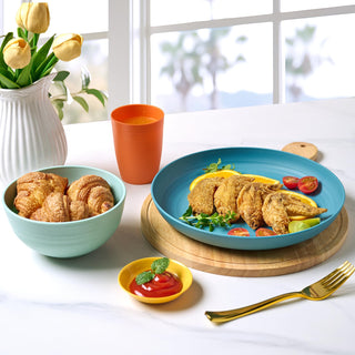 Multicolor Wheat Straw Dinnerware - Household & Picnic - Luckore - JOLLYCHEF