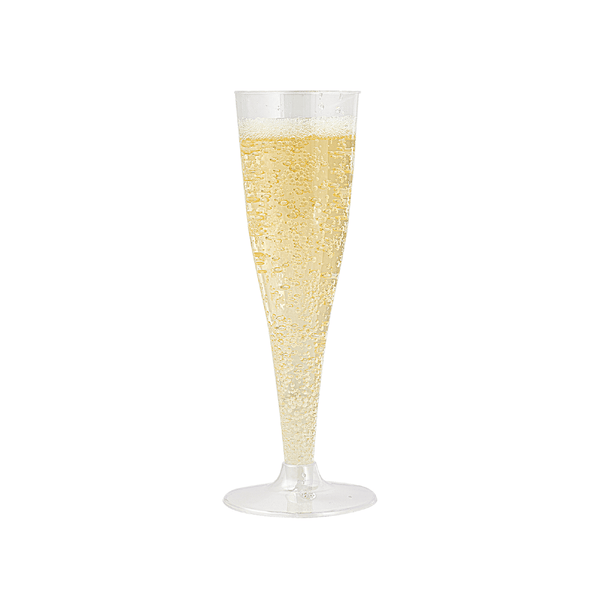 4.5oz Bulk Champagne Flutes | Plastic Drinkware for Mimosas, Sparkling Wine | Food Safe | Restaurant Supply