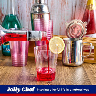 10oz Purple Standard PS Plastic Glitter Cups - Party & Wedding - Jolly Chef - JOLLYCHEF