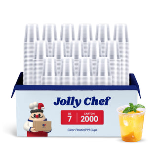 Multiple Sizes Wholesale Clear PP Plastic Cups -Drinking & Party-Jolly Chef