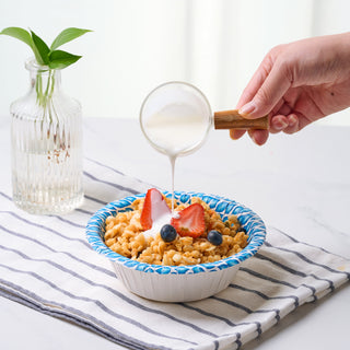 JOLLY CHEF Disposable Paper Bowls 20 oz,150 Count,Printed Soak Proof Large Bowls for Breakfast, Lunch, and Dinner Meals - JOLLYCHEF