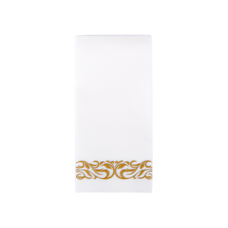 Jolly Chef Golden Stripe Linen-Feel Paper Disposable Hand Towels Detailed Main Product Image