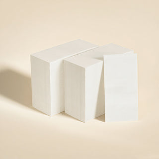 3 Ply Solid White Classic Napkins - Restaurants & Weddings - Jolly Chef - JOLLYCHEF