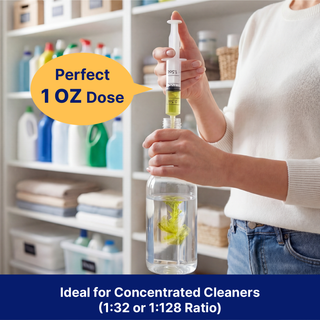 1.5oz/2oz Multi-Purpose Liquid Measuring Syringe | Precise Epoxy, Glue & Oil Dispenser | Pet Feeding Tool | Food Grade