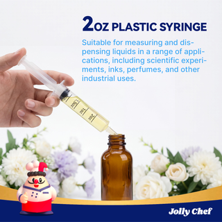 1.5oz/2oz Multi-Purpose Liquid Measuring Syringe | Precise Epoxy, Glue & Oil Dispenser | Pet Feeding Tool | Food Grade
