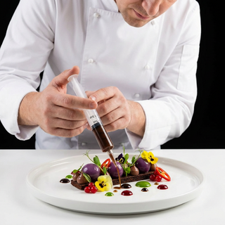 1.5oz/2oz Food Grade Plastic Syringes | Restaurant & Bakery Supply | Leak-Proof Sauce Dispenser for Takeout | Food Injector & Cake Decorating Tool