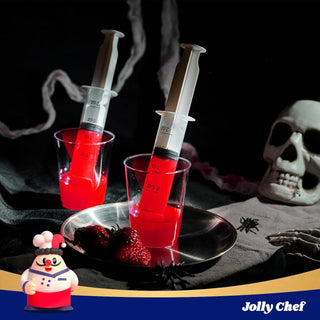 1.5oz/ 2oz White Shot Syringes - Halloween Party & Jelly Shot - Jolly Chef